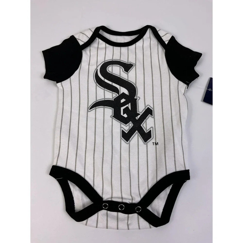 Chicago White Sox Baby Onesie Bodysuit 0–3 Months MLB‎ Pinstripe Infant Outfit